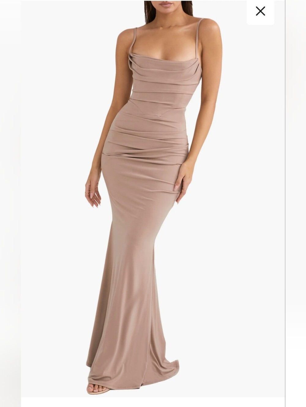 Milena Jersey Corset Maxi Dress HOUSE OF CB